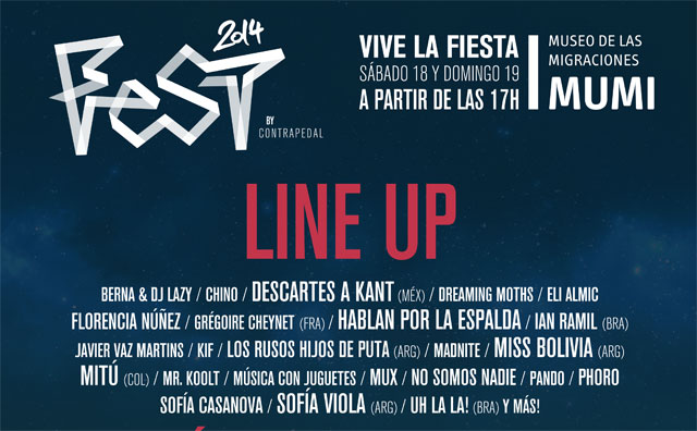 FestContrapedal 2014 - Line Up