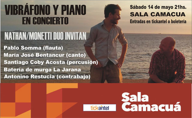 Nathan (vibráfono) y Monetti (piano)