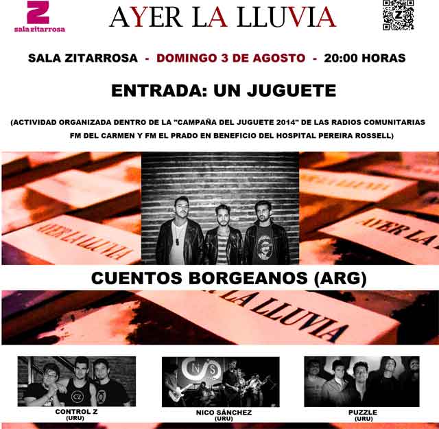 Despedida del libro/disco Ayer La Lluvia 